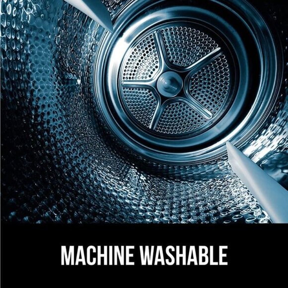 Gorilla Grip Memory Foam Chair Cushions Pads Microfiber Seat Set of 2 16x16 Gray - Picture 8 of 9